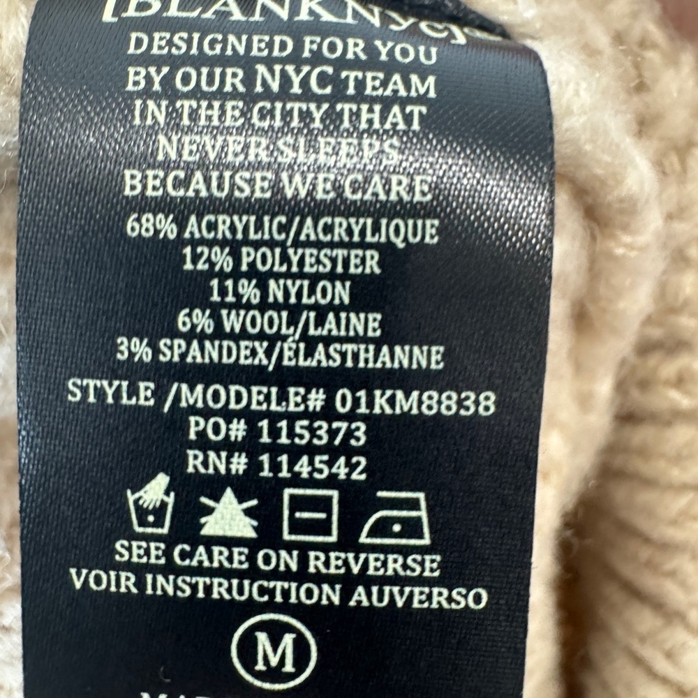 Blank NYC Knit Shorts Cream - Picture 4 of 8